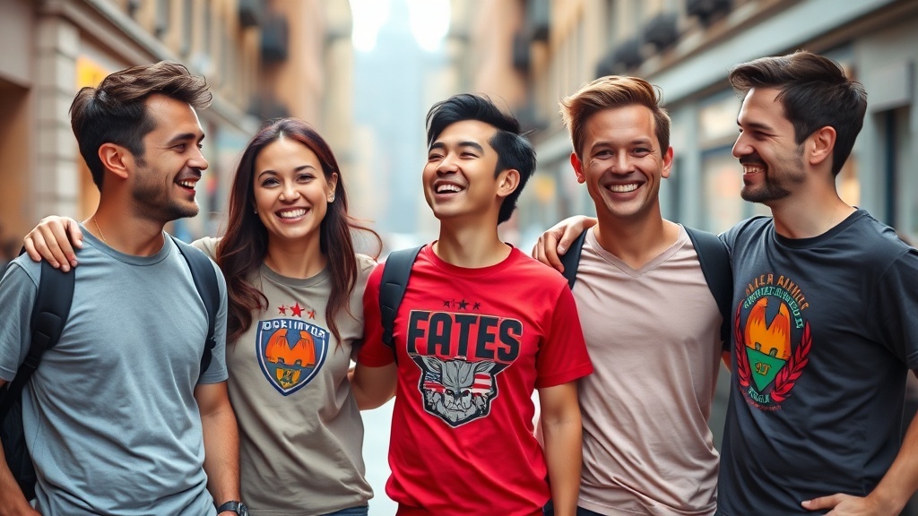 דוגמאות מהשטח חולצות טריקו מודפסות